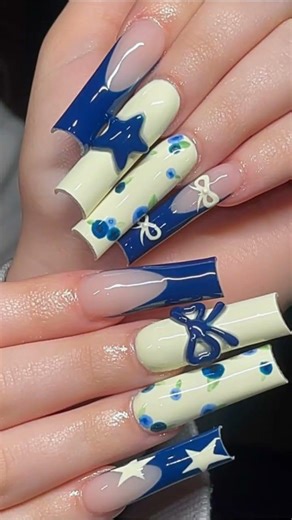 A confident expression of modern nail fashion.