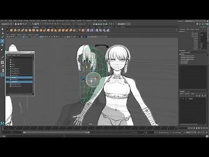 17 마야 2018 캐릭터 모델링 얼굴파트2