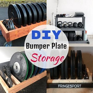 30 DIY Bumper Plate Storage Ideas To Organize Weights - DIYnCrafty