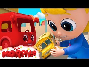 My Big Red Bus - Shrinking Town! | Morphle the Magical Red Pet | Fun Cartoons