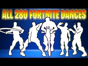 *ALL* 280 Fortnite Dances/Emotes (Season 1 to Season 11)