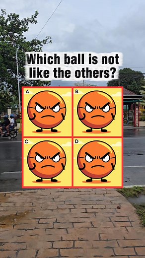 Here’s a version using “4 angry balls” as the subject: These four angry balls might look identical at first, but one of them has a tiny detail that sets it apart. Study their expressions, shapes, and markings carefully—sometimes the smallest difference is the easiest to miss. Can you spot which angry ball stands out? #puzzletime #puzzle #puzzlegame #fblifestyle | Learn English