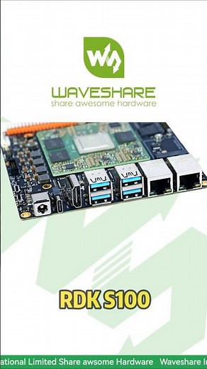 RDK S100,128 TOPS AI Robot Core,Cognitive & Motor Co-evolution,200+ AI Scenarios Supported#waveshare