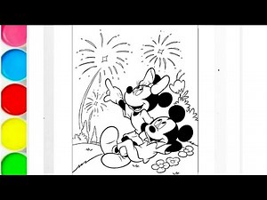 How to draw Mickey and Minnie mouse , Mickey mouse clubhouse,Disney junior Mickey @disneyjunior