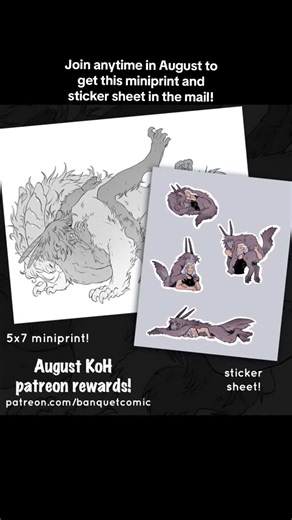 August patre🅾️n rewards! #webtoon #digitalart #patreonartist #artistsoftiktok