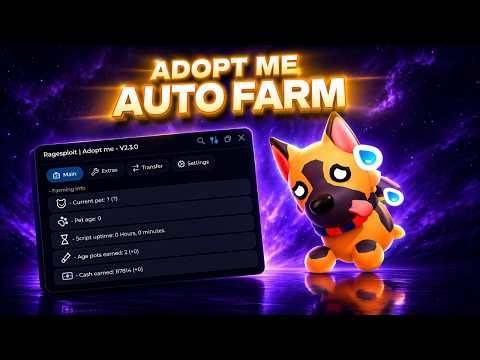 [ NEW🐉] ADOPT ME AUTO FARM SCRIPT |🐉 AUTO FARM CASH |🐉 AUTO GROW EGGS🐉 & PETS 🐉 ENDANGERED EGG!🐉