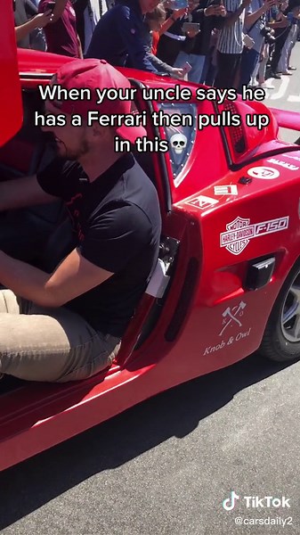 Is a Pontiac with a body kit still a Ferrari? #pontiacfeiro #ferraribodykit #xyzbcafypシ #red #fypシ