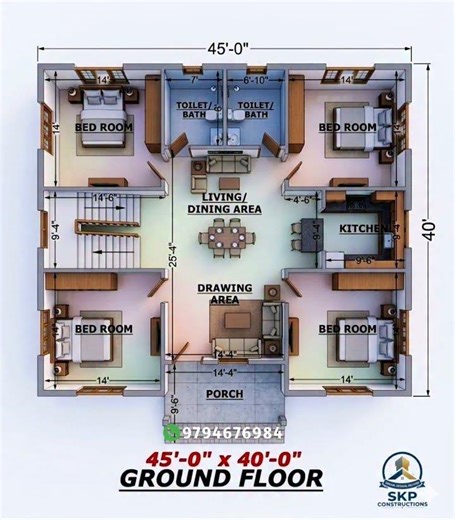 👉"Comment your plot size, I'll make a plan for you" 👇#constructionindia #construction #homeideas