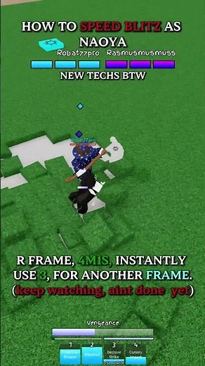 HOW TO SPEED BLITZ AS NAOYA IN (NEW TECHS) JUJUTSU SHENANIGANS #jjs #roblox