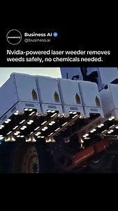 AI • Artificial Intelligence • Tech | Nvidia-powered AI is taking farming to the next level. 🌱🔬 This new laser weeder removes unwanted plants with pinpoint accuracy — no... | Instagram