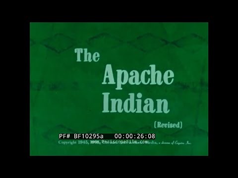 " THE APACHE INDIAN " 1945 WHITE MOUNTAIN APACHE NATIVE AMERICAN / INDIAN EDUCATIONAL FILM BF10295a