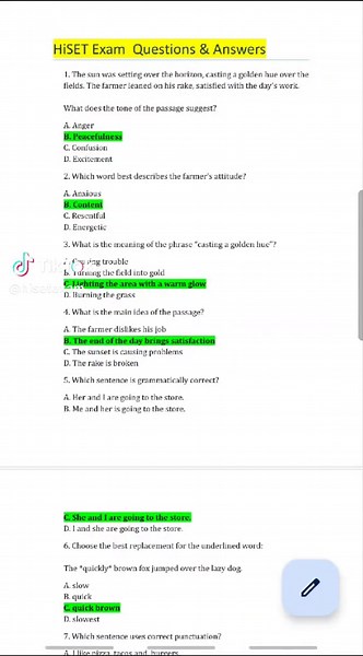 HISET Exam Study Guide 2025 Available Now