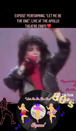 Exposé Performing “Let Me Be The One” Live at the Apollo Theatre (1987)