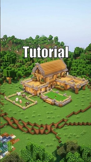 🏡 Minecraft Simple Starter Oak House Tutorial #shorts