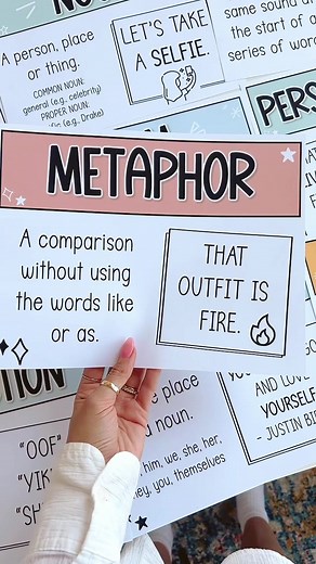 Examples your students will actually remember 😅 (they may laugh or say you’re cringey but it works) #teachersoftiktok #teacher #teacherlife #elateacher