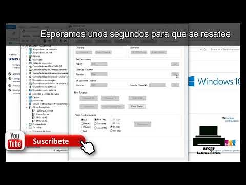 Reset Canon G2100 G3100 G4100