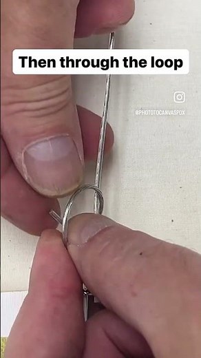 How to Wire a Canvas or Picture Frame Properly! #diy #walldecor #art #tipsandtricks