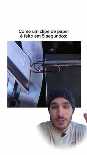 Como é feito um clipe de papel