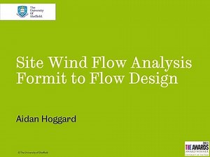 Site Wind Flow Analysis Formit to Flow Design
