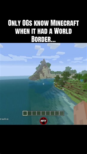 Minecraft Console World Border #minecraft #gaming #nostalgia