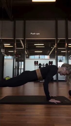 Do this AMRAP circuit (as many rounds as possible) ✨ These are my 3 recent favorite push movements