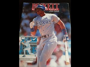 Jaun Gonzalez Beckett Magazine From 1992