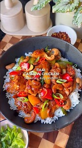 High Protein Thai Cashew Chicken Recipe for Senior's Health