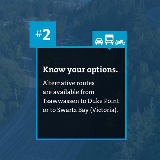 #BCFHeadsUp Infrastructure upgrades are underway at #HorseshoeBay, reducing space for vehicles inside the terminal by 25%. To keep you safe and traffic moving, customers travelling with a vehicle, including motorcycles, from #HorseshoeBay to #DepartureBay need to book in advance. The terminal will look different while upgrades are in progress. Our staff are here to help. Follow their direction and keep an eye on signage and the lane number on your ticket. To help you plan your trip, we’ve double