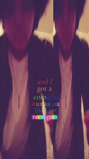 Colorful Neon Guts: A Fun Take on Boy Kissing