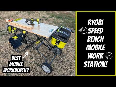 The Best Portable Workbench? RYOBI Speed Bench Mobile Workstation - Assembly & Set-Up