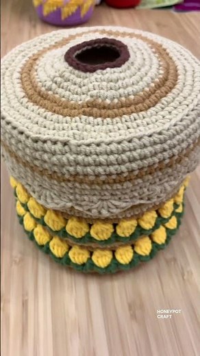 Handmade Crochet Tissue Box For Home Decoration - Crochet Accessories❤️ #crochet #handmade