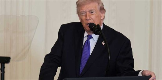 'Did I hear right?' Trump baffles observers by talking about drapes at military ceremony