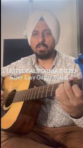 Hotel California Intro | Super Easy Guitar Tutorial | By Sanmeet Bagga