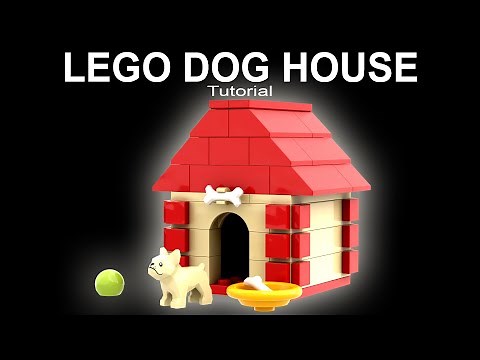 Build A LEGO Dog House | Easy Step-By-Step Instructions | Custom LEGO Tutorial | LEGO Pet