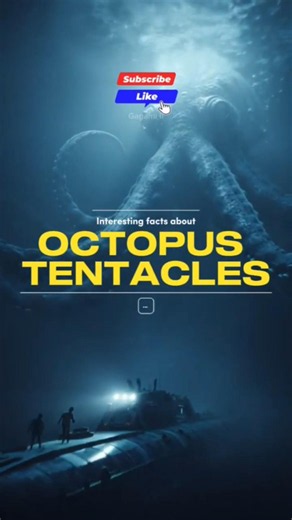 The Secret Power of Octopus Tentacles Will Shock You!‼️#interestingfacts #animals #shorts