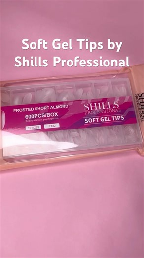 Soft Gel Tips by ‪@ShillsProfessional.Official‬#nailtutorial #nailtech #nailextension