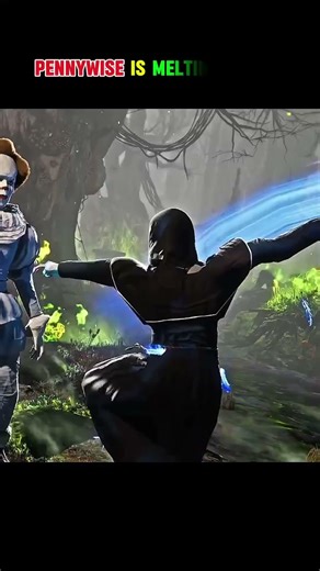 GHOSTFACE VS PREDATOR: Horror Icons Unite! 🤡🔪 #mk1 #pennywise