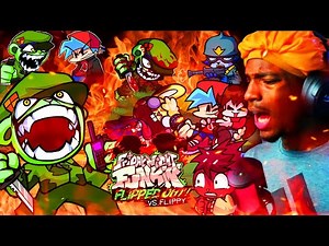FLIPPY IS BACK AND EVEN MORE VIOLENT! | Friday Night Funkin' VS Flippy Flipped Out V1 FULL WEEK