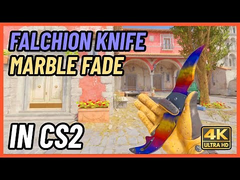 ★ CS2 Falchion Knife Marble Fade | CS2 Knife In-Game Showcase [4K]