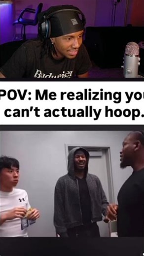 When the "hooper" friend finally gets exposed. 🏀💀