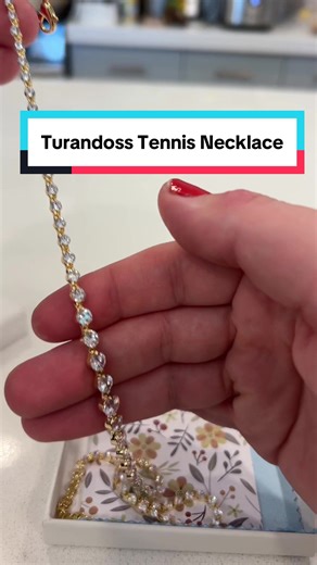 The Turandoss tennis necklace is the perfect affordable luxury piece — super shiny, lightweight, and elegant. Perfect for everyday wear, special occasions, or layering with other necklaces. #tennisnecklace #turandoss #affordablejewelry #tiktokshopfinds #jewelry @Turandoss-Jewelry