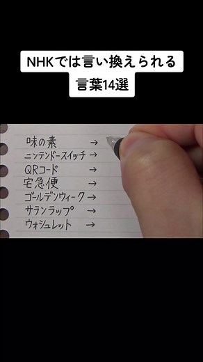 NHKで使える言い換え言葉14選