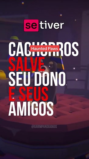 Novo jogo grátis para jogar com amigos. Seja um cachorro e salve seu dono. Esse é Haunted Paws #steam #dicasdejogos #tiktokgaming #jogosgratis #jogosmobile #jogosindie #gamer