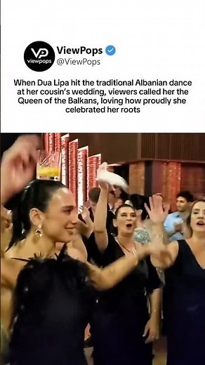 Dua Lipa tearing up the dance floor at her cousin’s wedding #dualipa
