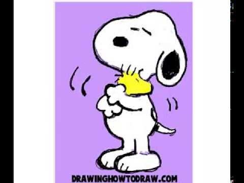 How to Draw Snoopy and Woodstock