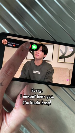 Sorry I Cannot Hear You — I'm Kinda Busy! JK Birthday TikTok