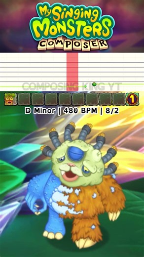 Crystal Islet Nitebear Composer Tutorial #msm #fanmade #mysingingmonsters
