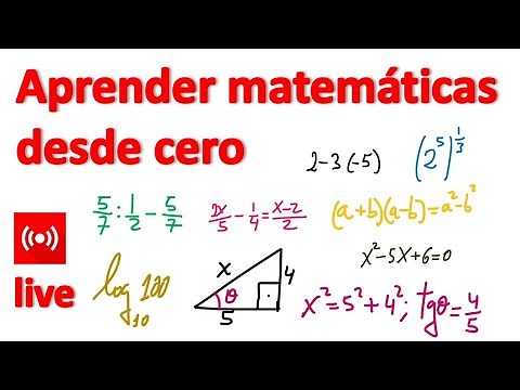 Cómo APRENDER MATEMÁTICAS desde cero. Nivel Básico.