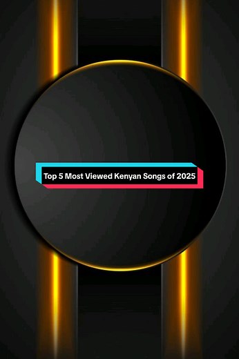 Top 5 Most Viewed Kenyan Songs of 2025 🇰🇪🔥 (YouTube Views Ranking)These are the Top 5 most viewed Kenyan songs of 2025, ranked strictly by YouTube view counts as of 15 December 2025. From viral TikTok hits to chart-topping anthems, these songs dominated Kenya’s music scene all year. 🎧 Artists featured: Bien, Iyanii, Dufla Diligon, Matata, Toxic Lyrikali 📊 Ranking based on: YouTube views (not opinions) 👉 Which song had the most views on your side? Comment below 👇 🎵 You can stream all the