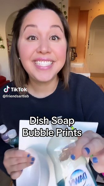 Fun, easy process art! 🫧